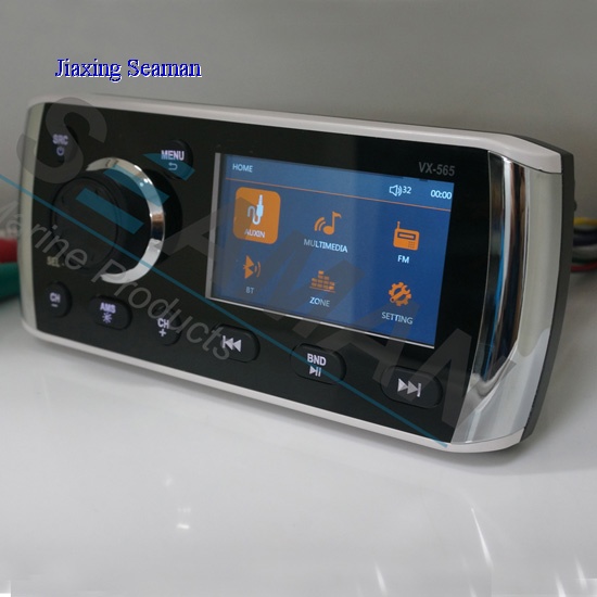 3 inch TFT Screen Waterproof Marine stereo AM/FM/DAB+ Media Receiver with remote controller for boat ,car , SPA